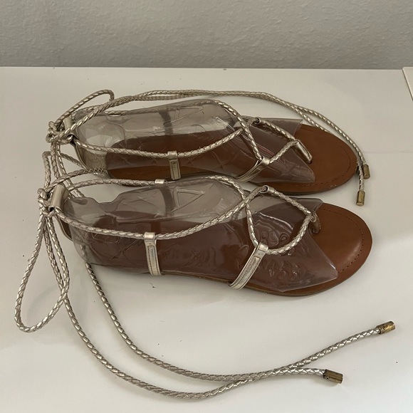 CELIA WOMEN’S ANKLE WRAP FLAT SANDALS - Picture 2 of 5